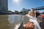 Cruising past the Storey bridge